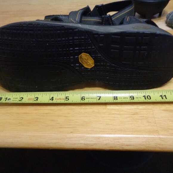 Chaco Men's Updraft Bulloo Sandals Shadow Size 13 Black/Gray. - Picture 5 of 8